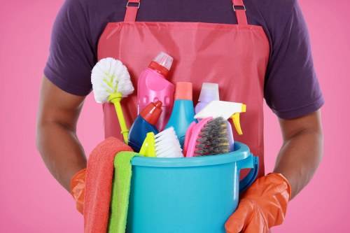 Carpet cleaning equipment used in a Hampstead property