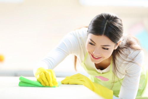 Eco-friendly office cleaning in a modern Hampstead workplace