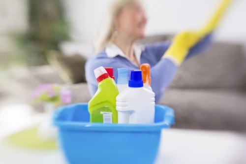 Local Hampstead cleaners working in a residential property