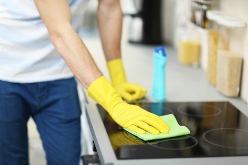 Deep cleaning Hampstead property with attention to hidden dust and grime