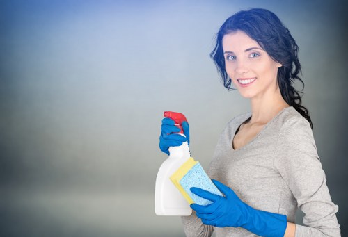 Careful stain treatment on a delicate sofa fabric